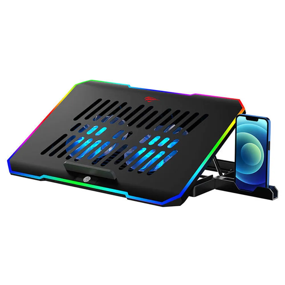 Cooler HAVIT F2069 per Laptop 10 pollici - 16 pollici, Nero - immagine 1