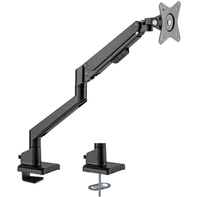 Supporto singolo per monitor con molla a gas, Base per monitor - immagine 1