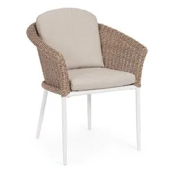 Sedia con braccioli alluminio, sintetico OCEANA Vapor 0663762 - immagine 1