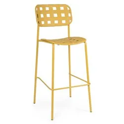 Sgabello acciaio CLOVER Ocra 0650038 - immagine 1
