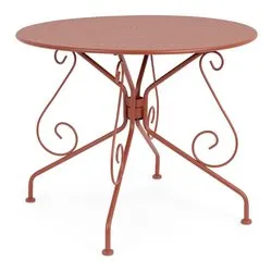 Tavolo da esterno acciaio ETIENNE Fisso Picant (90x72cm) 0802987 - immagine 1