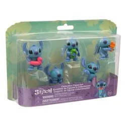 Set personaggi Deluxe collezionabili 5 pz DISNEY STITCH TTC31000 - immagine 1