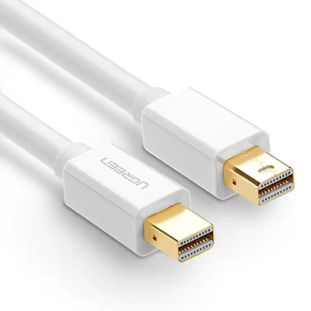 Cavo Video UGREEN, MiniDisplayPort - MiniDisplayPort, 4K, 2m, Bianco - immagine 1