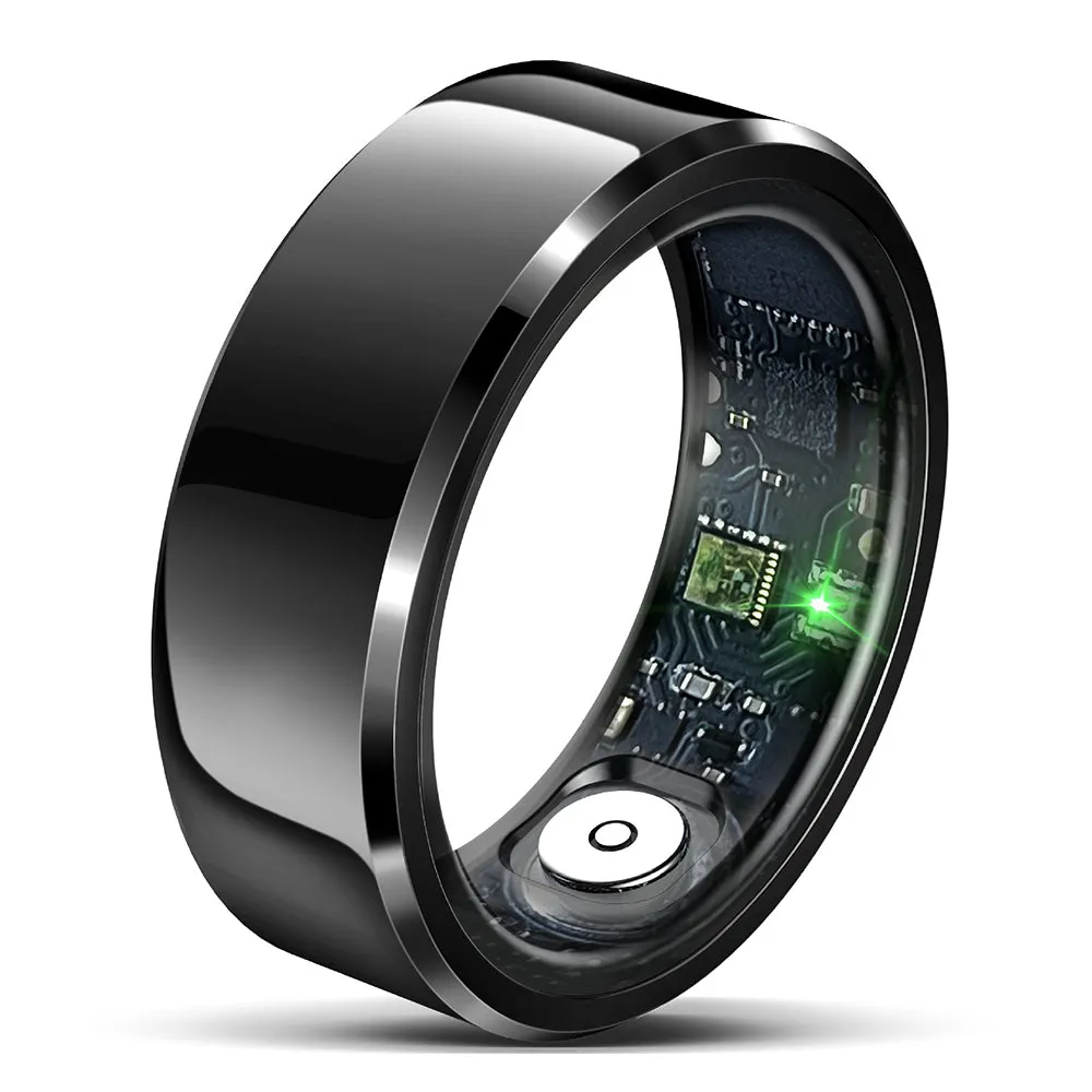 Smart Ring Techsuit R6, Taglia 8, Nero - immagine 1