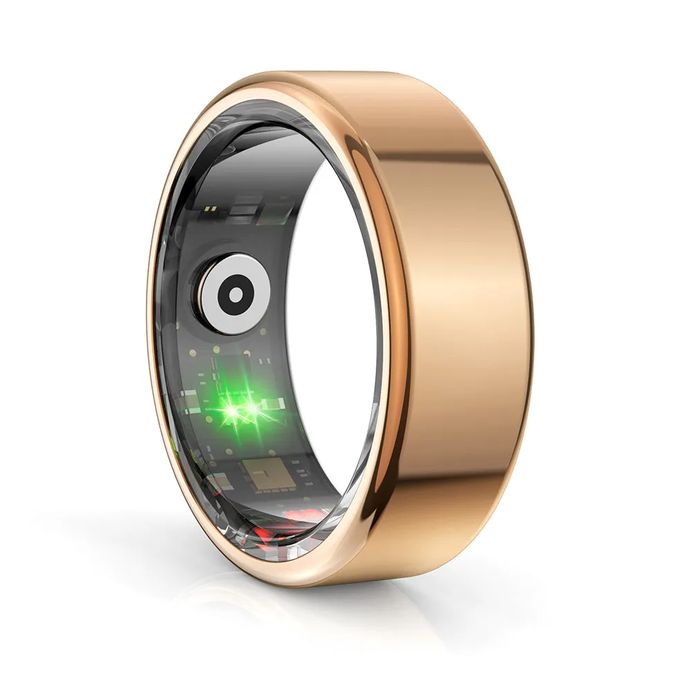 Smart Ring Techsuit R02, Taglia 11, Rosa Dorato - immagine 1