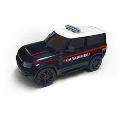 Radiocomando Land Rover Defender 2,4 GHz scala 1:24 (19cm) CARABINIERI Blu 2362 - immagine 1