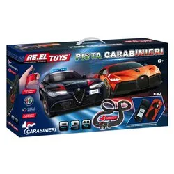Playset Pista 4 tracciati turbo ( Elettrica 220-230V ) CARABINIERI 0921 - immagine 1