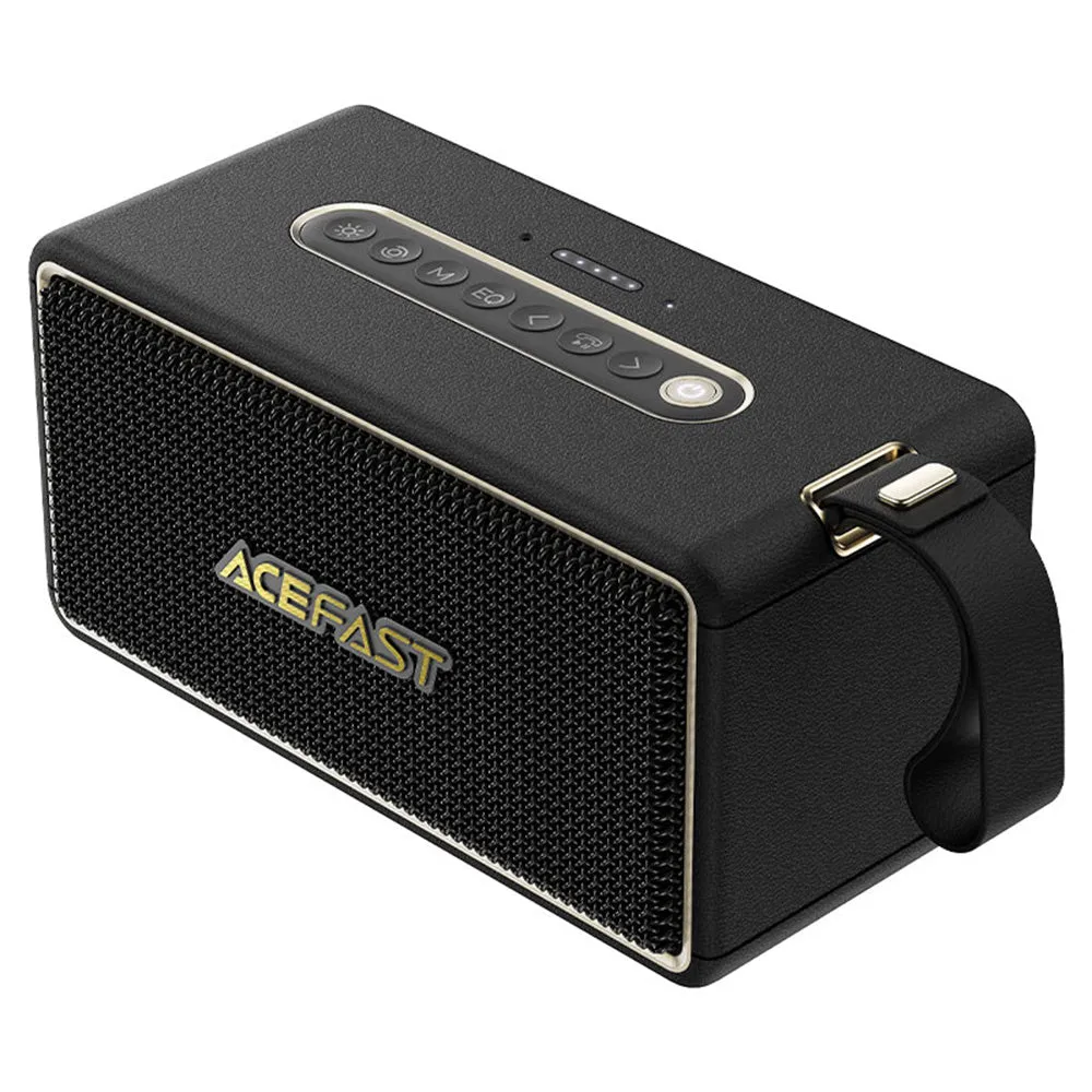 Cassa Portatile Bluetooth Acefast K3 Max, 80W, RGB, Impermeabile, Nera - immagine 1