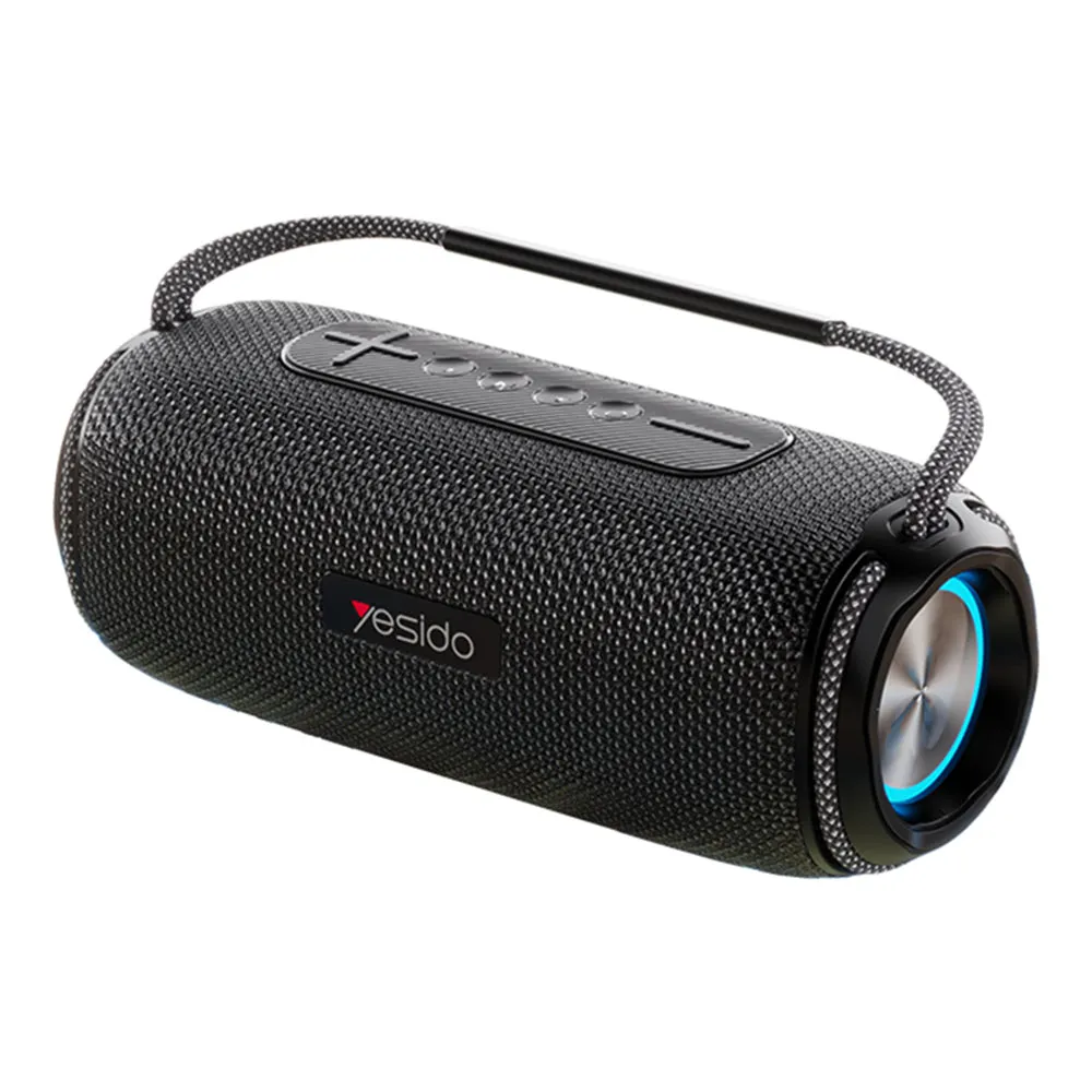 Cassa Portatile Bluetooth Yesido YSW11, 40W, RGB, Impermeabile, Nera - immagine 1