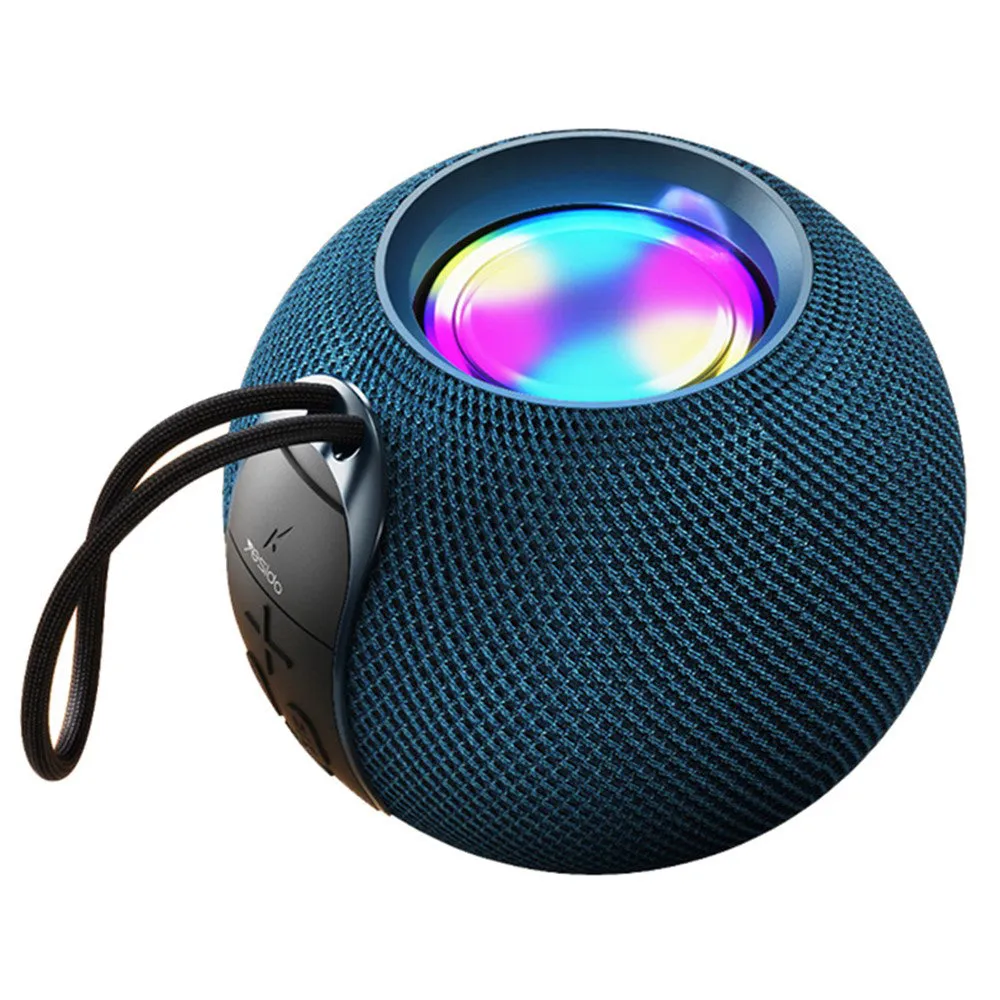 Cassa Portatile Bluetooth Yesido YSW13, 5W, RGB, Blu - immagine 1