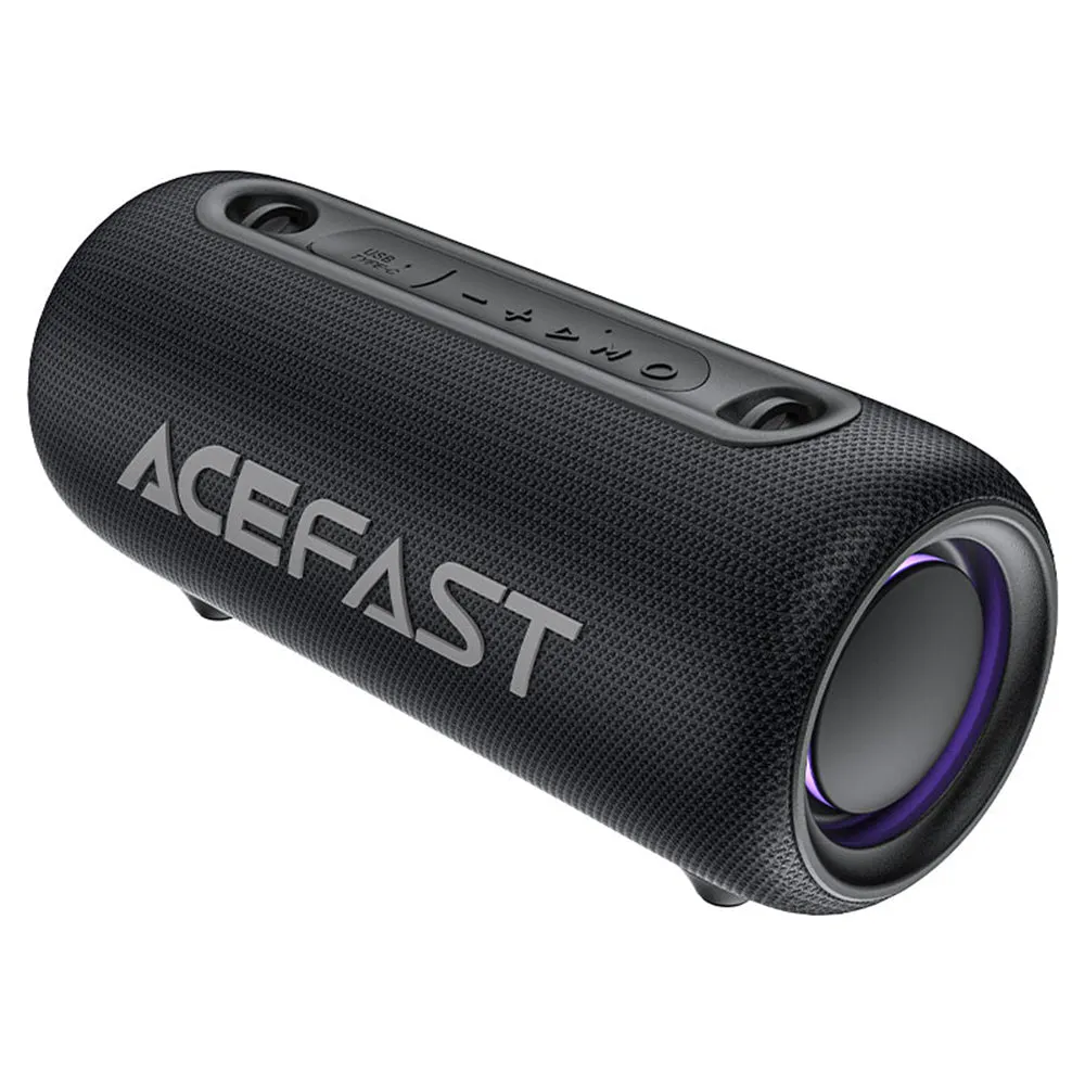 Cassa Bluetooth Acefast K2 Air, 2 x 20W, RGB, Impermeabile, Nera - immagine 1