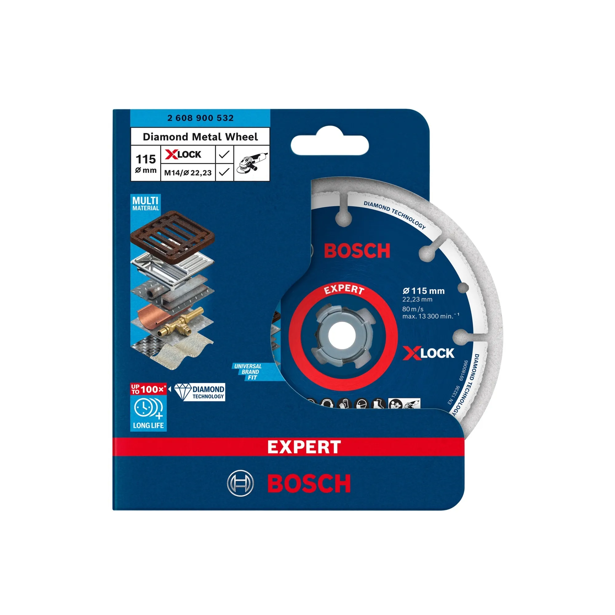 2 608 900 532 accessorio per smerigliatrice Disco per tagliare, Lama - immagine 1