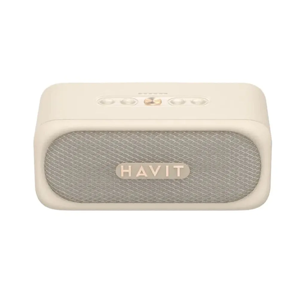 Cassa Bluetooth HAVIT SK905BT, 20W, Impermeabile, Beige - immagine 1