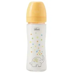 Biberon vetro (240ml) flusso lento (0-3m) PERFECT EASY Giallo 00020252300000 - immagine 1