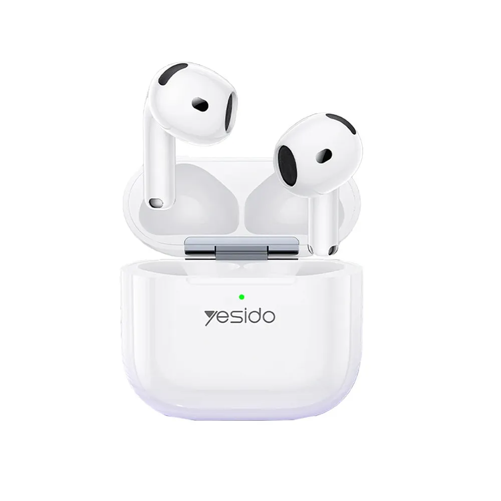 Auricolare Bluetooth Yesido TWS32, TWS, ANC, Bianco - immagine 1