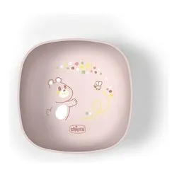 Piatto pappa plastica (14,8x14,8x6cm) Bowl con coperchio WARMY PAPPACALDA Rosa 00016001150000 - immagine 1