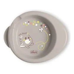 Piatto pappa plastica (20x5cm) WARMY PAPPACALDA Grigio 00016000350000 - immagine 1