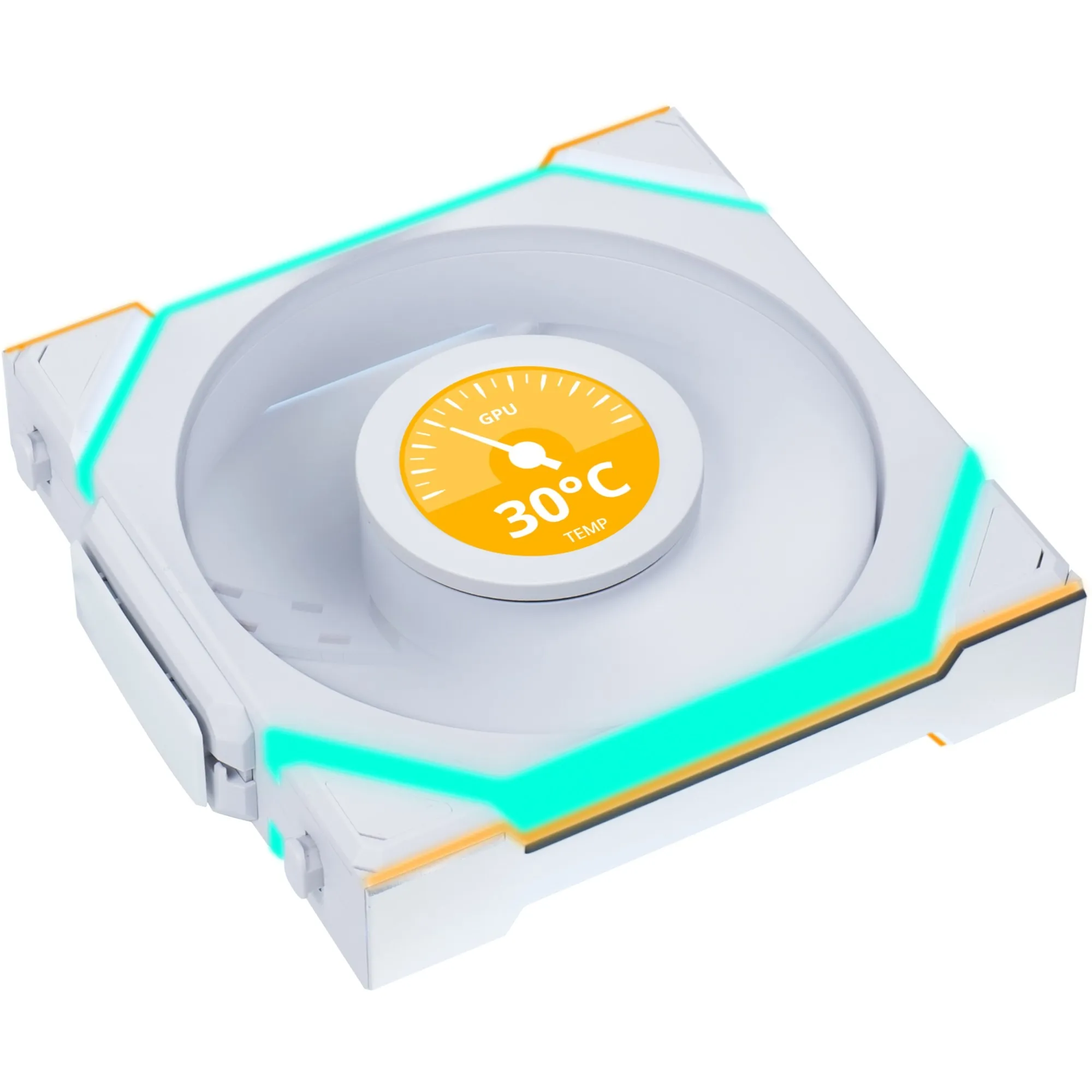 UNI FAN SL120 LCD Wireless, Ventola - immagine 1