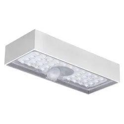 Applique solare DOMINO Bianco (1 luce - 800 Lumen - 6 W - Bianco neutro) (23x9,7x4,3cm) DOMBI 061240 - immagine 1