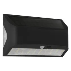 Applique solare ARCADIA MAX Nero (1 luce - 600 Lumen - 6 W - Bianco neutro) (18x6,2x11,3cm) ACMNE 061840 - immagine 1