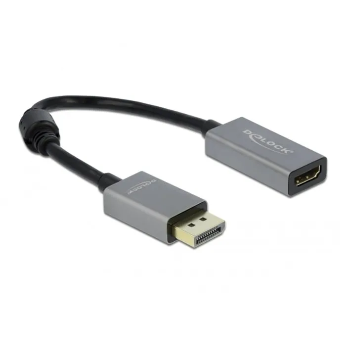 66436 cavo e adattatore video 0,2 m DisplayPort HDMI tipo A (Standard) Nero, Grigio - immagine 1