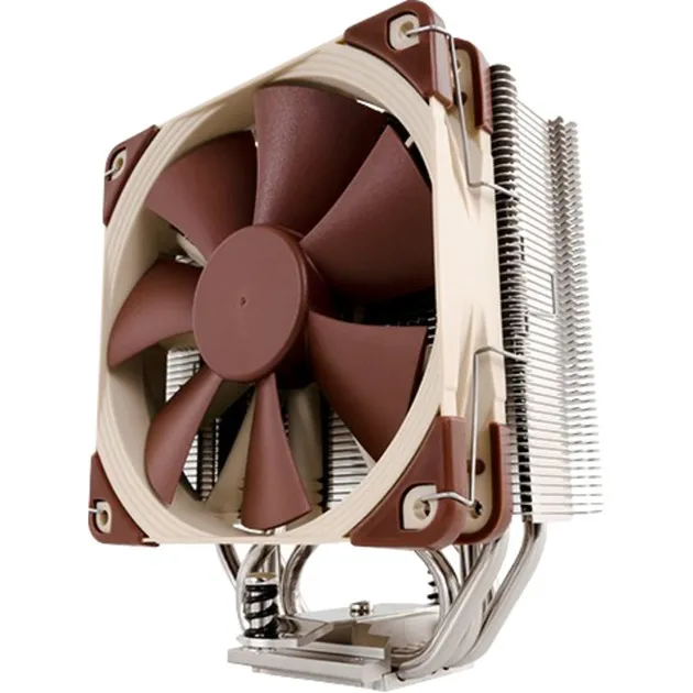 NH-U12S sistema di raffreddamento per computer Processore Refrigeratore 12 cm Marrone, Acciaio inossidabile, raffreddamento CPU - immagine 1