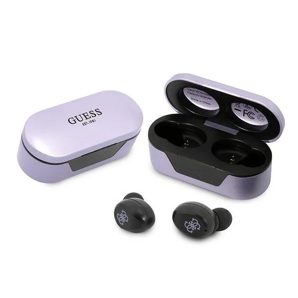 Auricolari Bluetooth Guess, TWS, Viola - immagine 1