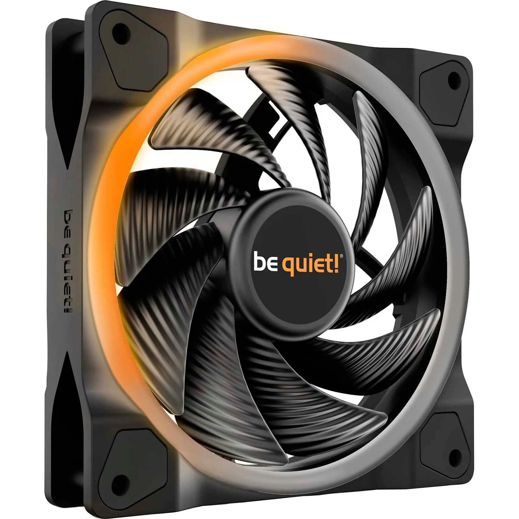 Light Wings | 120mm PWM high-speed Case per computer Ventilatore 12 cm Nero 1 pz, Ventola - immagine 1