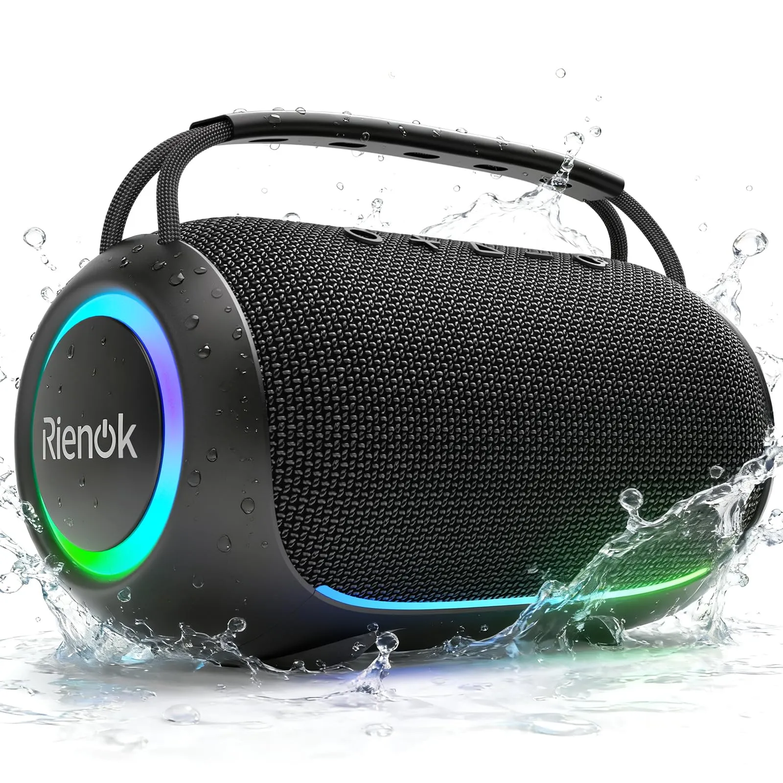 RIENOK Cassa Bluetooth Potente Portatile 80W Esterno Impermeabile IPX6 - immagine 1