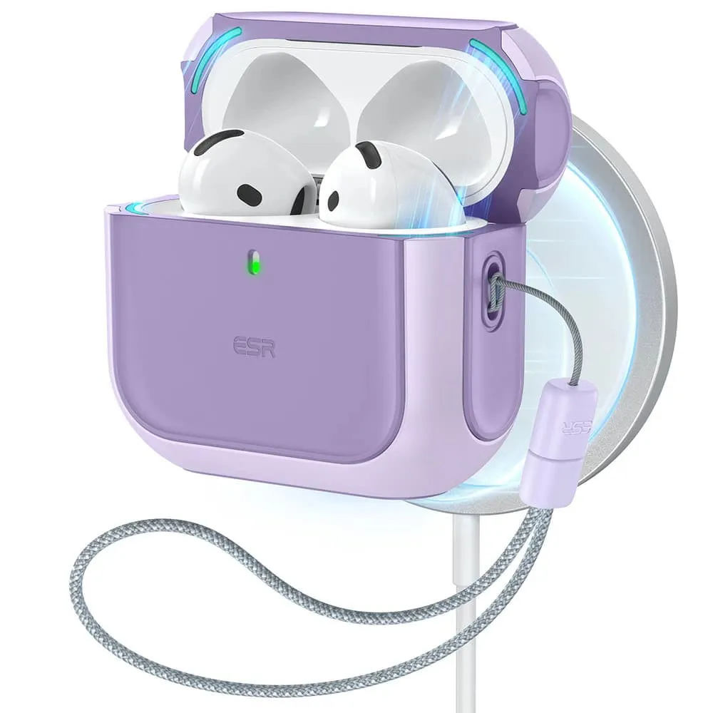 Custodia ESR Orbit Hybrid per Apple AirPods 4, Viola - immagine 1