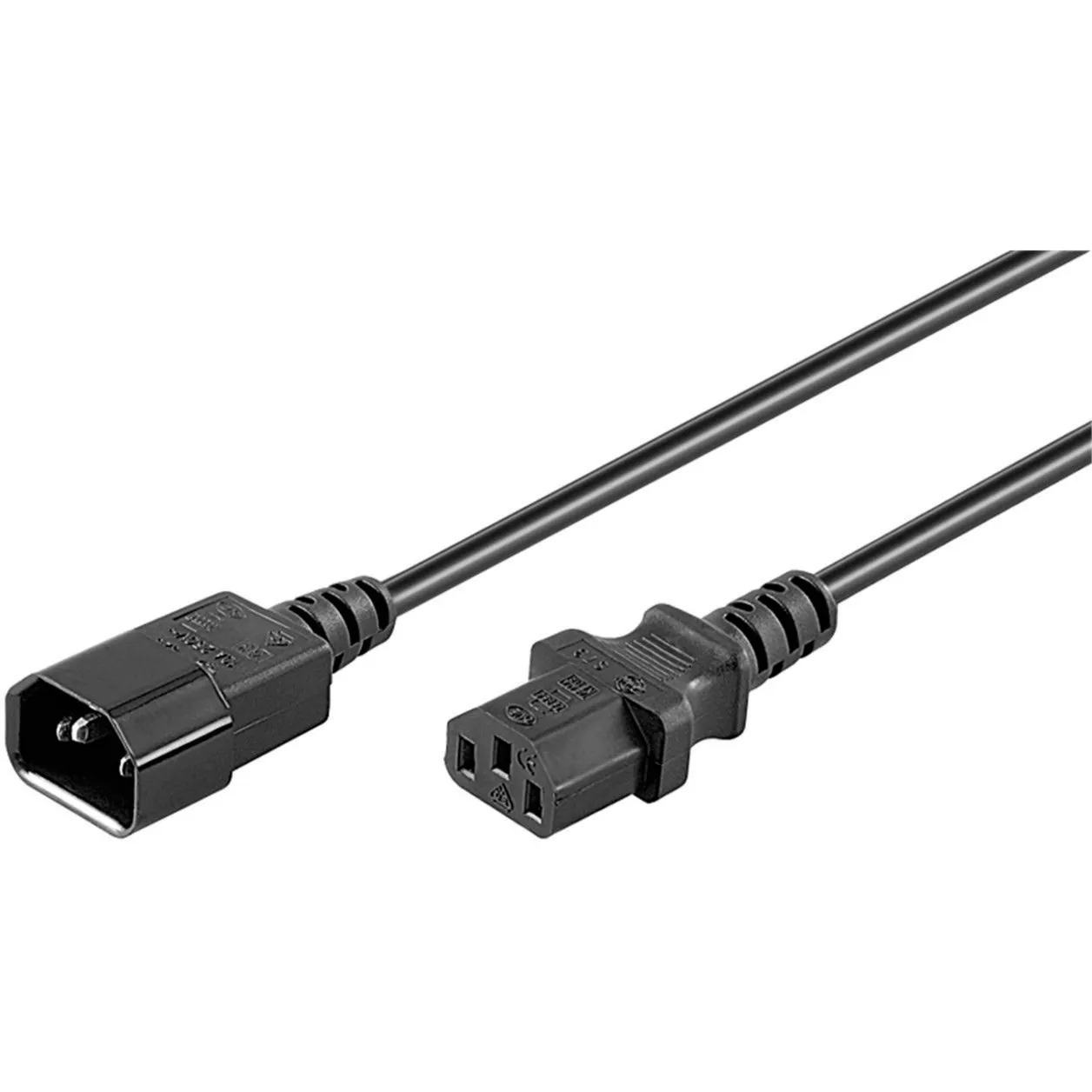 39203 cavo di alimentazione Nero 5 m IEC C14 IEC C13, Cavo di prolunga - immagine 1