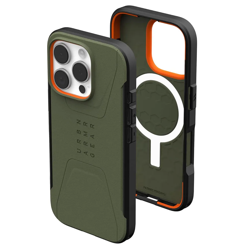 Custodia MagSafe per Apple iPhone 16 Pro Max, Urban Armor Gear, Civilian, Verde - immagine 1