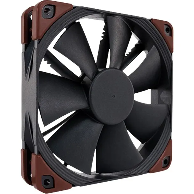 NF-F12 industrialPPC-2000 PWM Case per computer Ventilatore 12 cm Nero, Marrone, Ventola - immagine 1