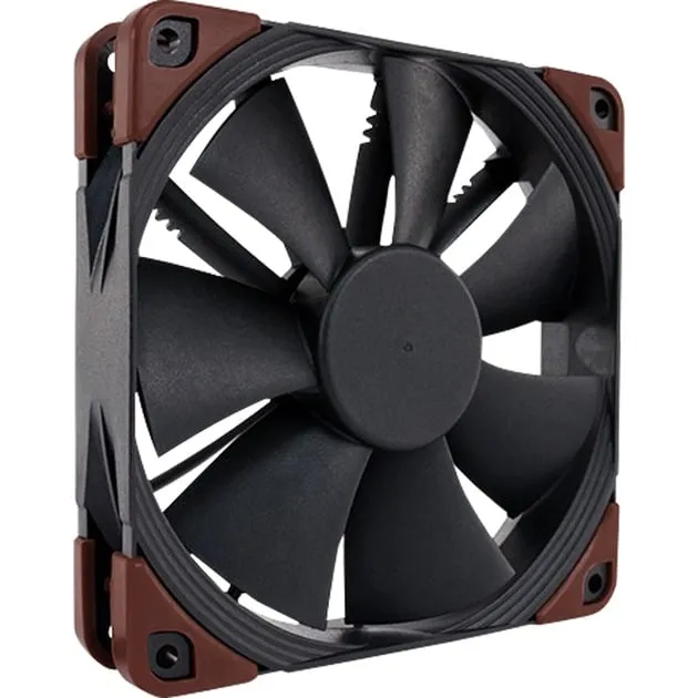 NF-F12 INDUSTRIALPPC-2000 IP67 PWM Case per computer Ventilatore 12 cm Nero, Marrone, Ventola - immagine 1