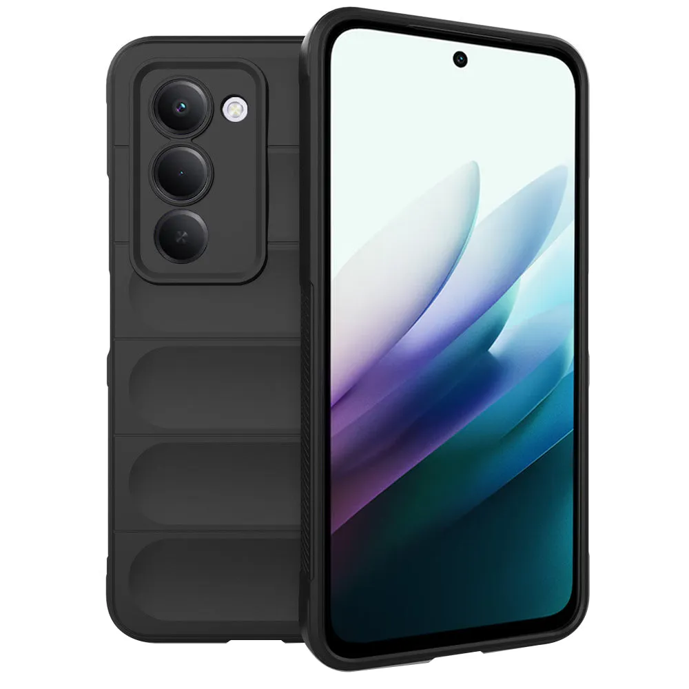 Custodia per Xiaomi Redmi 15 5G / 15 4G, Techsuit, Magic Shield, Nera - immagine 1