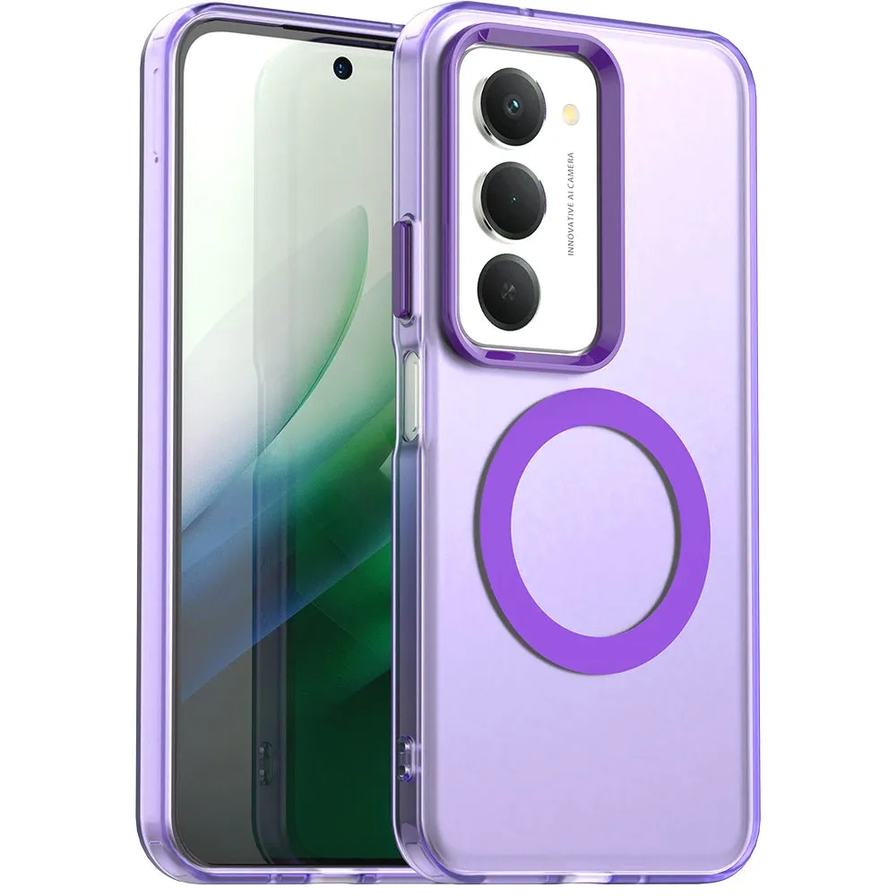 Custodia MagSafe per Xiaomi Redmi 15 5G / 15 4G, Techsuit, CandyCase, Viola - immagine 1
