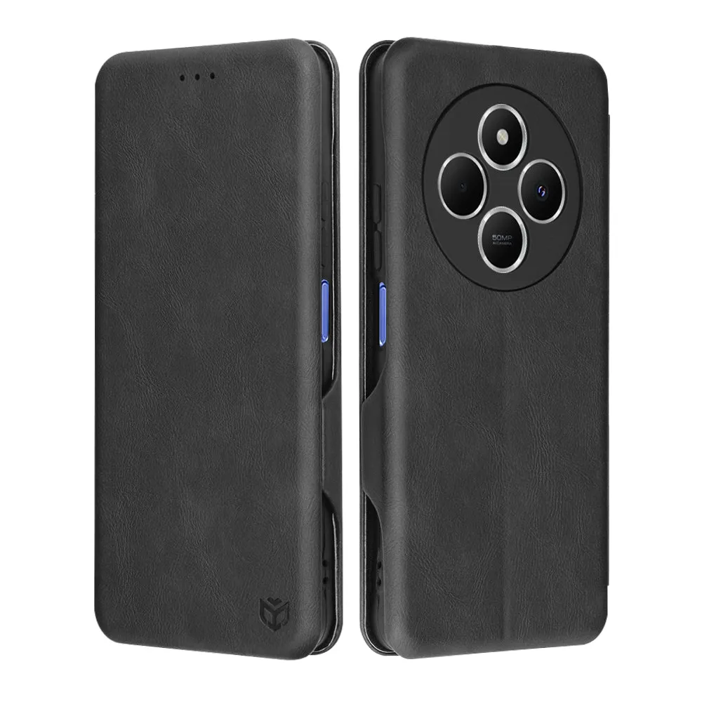 Custodia per Xiaomi Poco C75 / Redmi 14C, Techsuit, Safe Wallet Plus, Nera - immagine 1