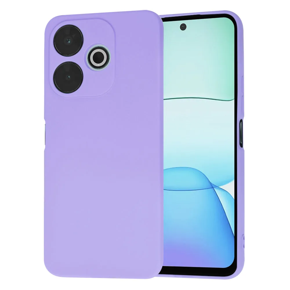 Custodia per Xiaomi Poco M6 4G / Redmi 13, Techsuit, SoftFlex, Lilla Chiaro - immagine 1