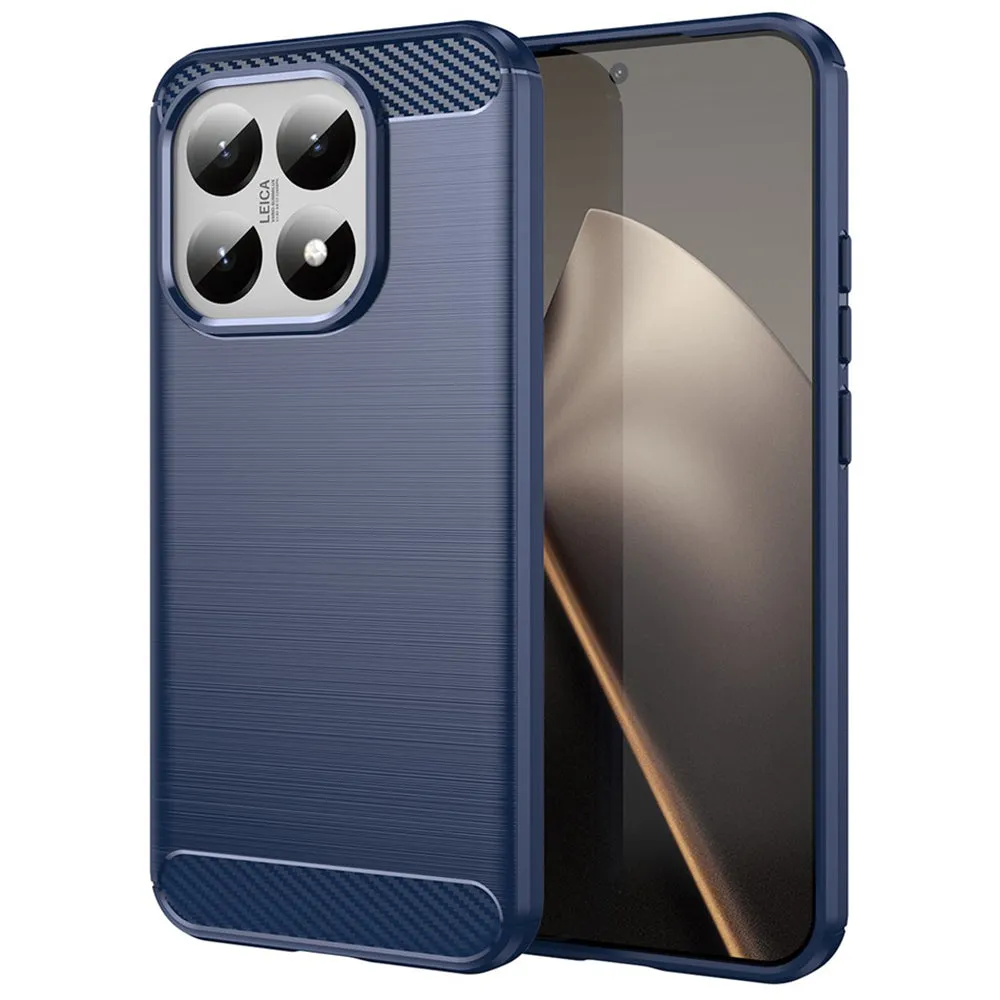 Custodia per Xiaomi 15T, Techsuit, Carbonio, Blu - immagine 1