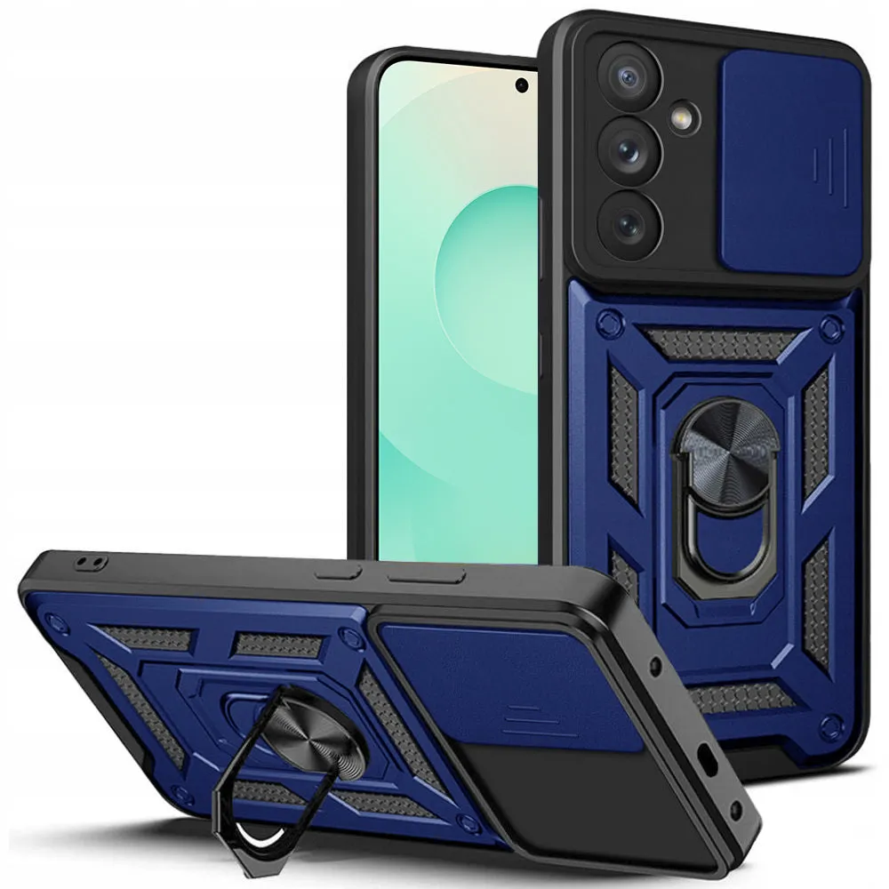 Custodia per Samsung Galaxy S25 FE, Techsuit, CamShield, Blu - immagine 1