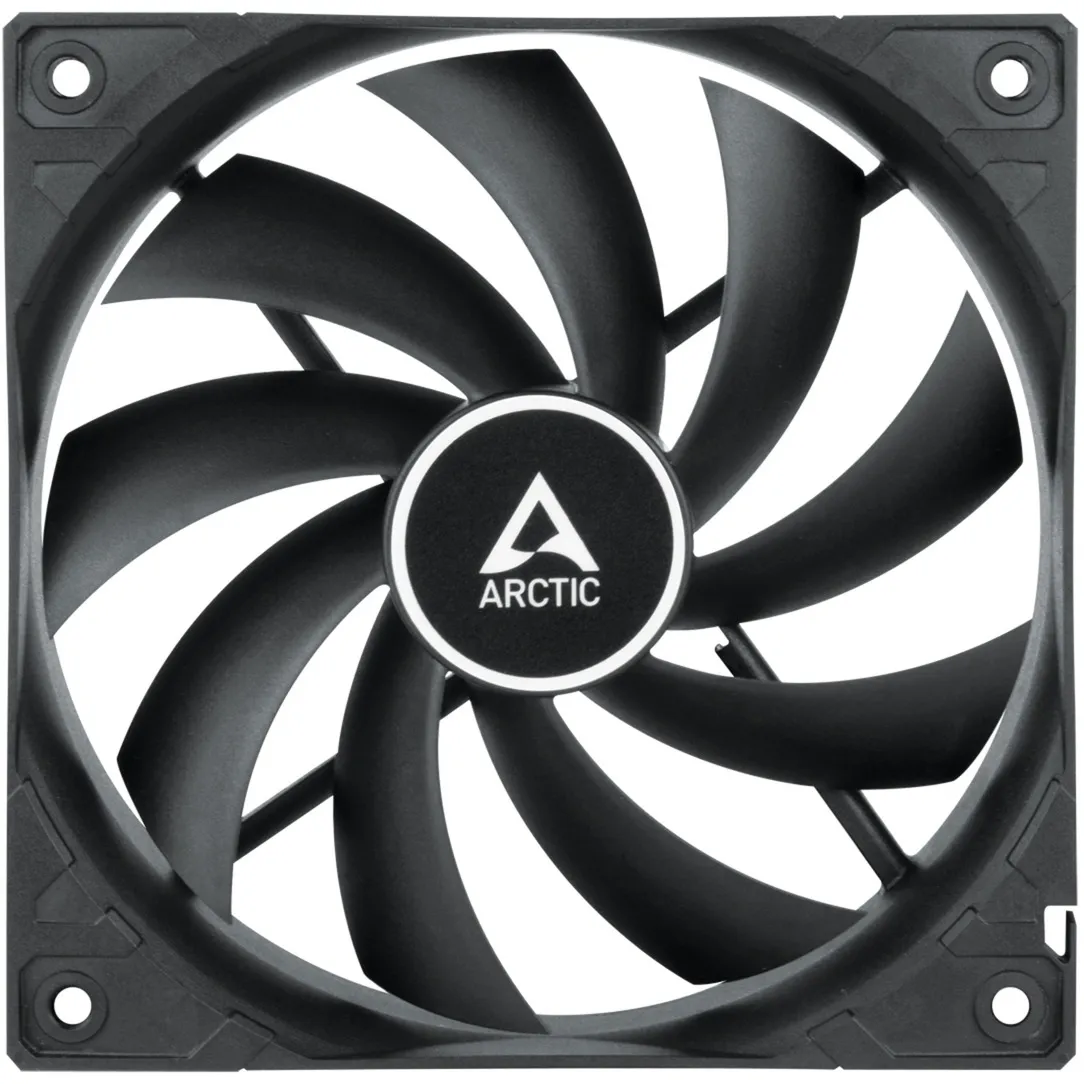 F12 PWM PST Case per computer Ventilatore 12 cm Nero 1 pz, Ventola - immagine 1