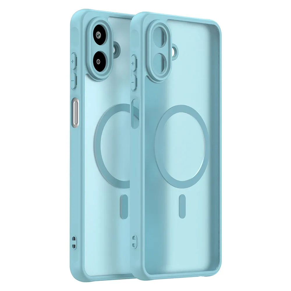Custodia MagSafe per Samsung Galaxy A07 4G A075, Techsuit, HaloFrost II, Verde Chiaro - immagine 1