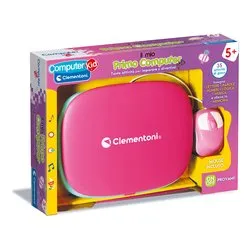 Gioco prescolare Il Mio Primo Computer con mouse 5a+ COMPUTER KID Rosa 16657 - immagine 1