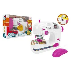 Macchina da cucire giocattolo 2 in 1 elettrica o manuale COSE DI CASA 40718 - immagine 1