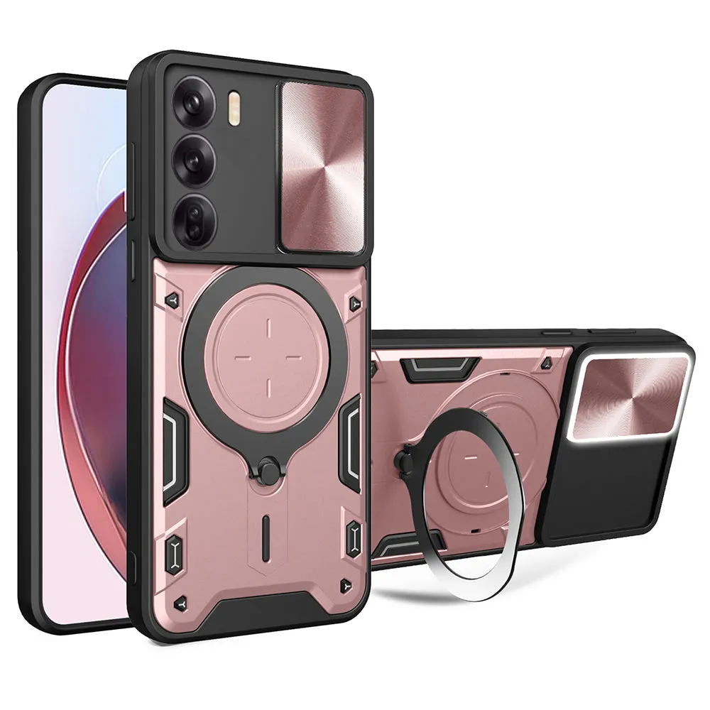 Custodia per Oppo Reno12 Pro, Techsuit, CamGuard Pro, Rosa - immagine 1