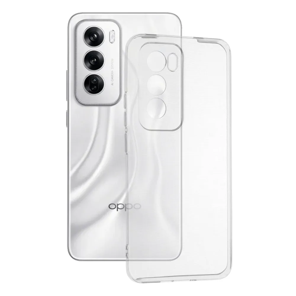 Custodia per Oppo Reno12, Techsuit, Clear, Trasparente - immagine 1