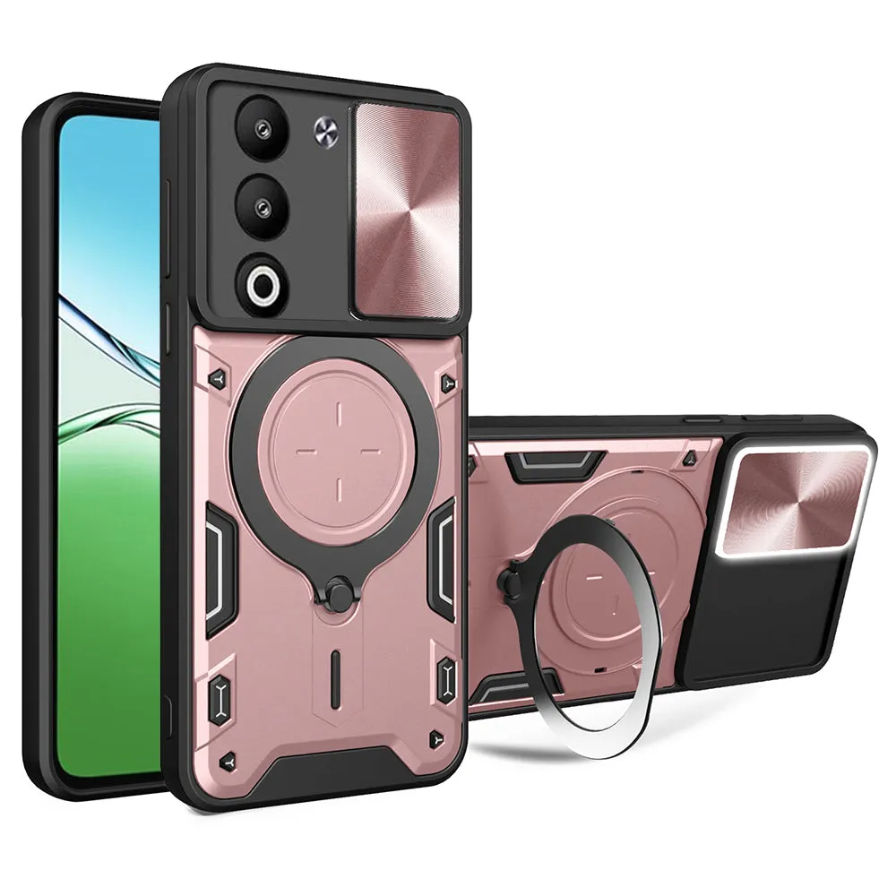 Custodia per Oppo A5 4G / A5 5G, Techsuit, CamGuard Pro, Rosa - immagine 1
