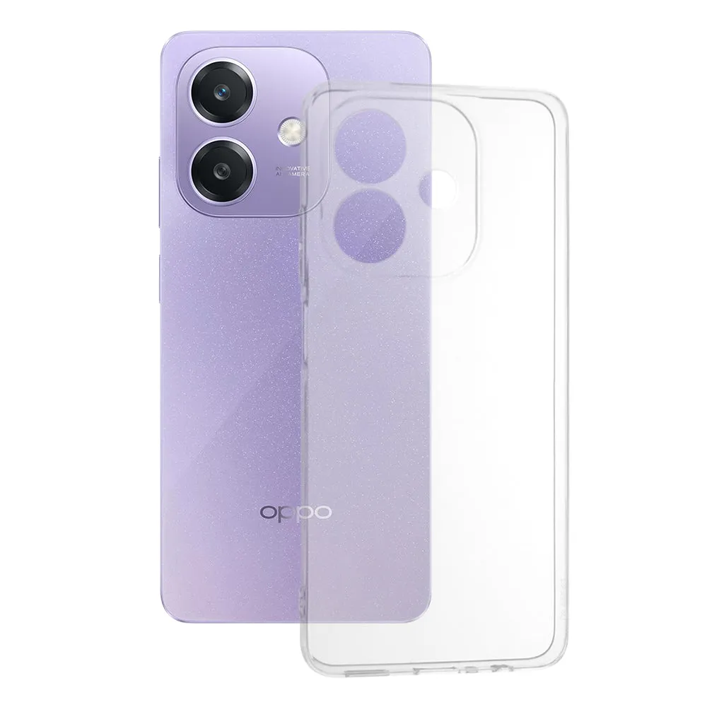 Custodia per Oppo A3 4G / A3 5G, Techsuit, Clear, Trasparente - immagine 1