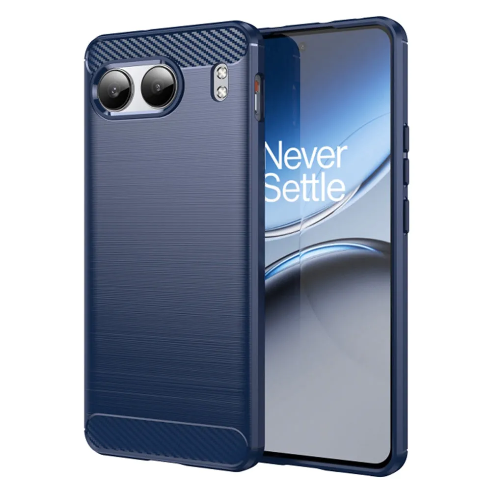Custodia per OnePlus Nord 4, Techsuit, Carbonio, Blu - immagine 1