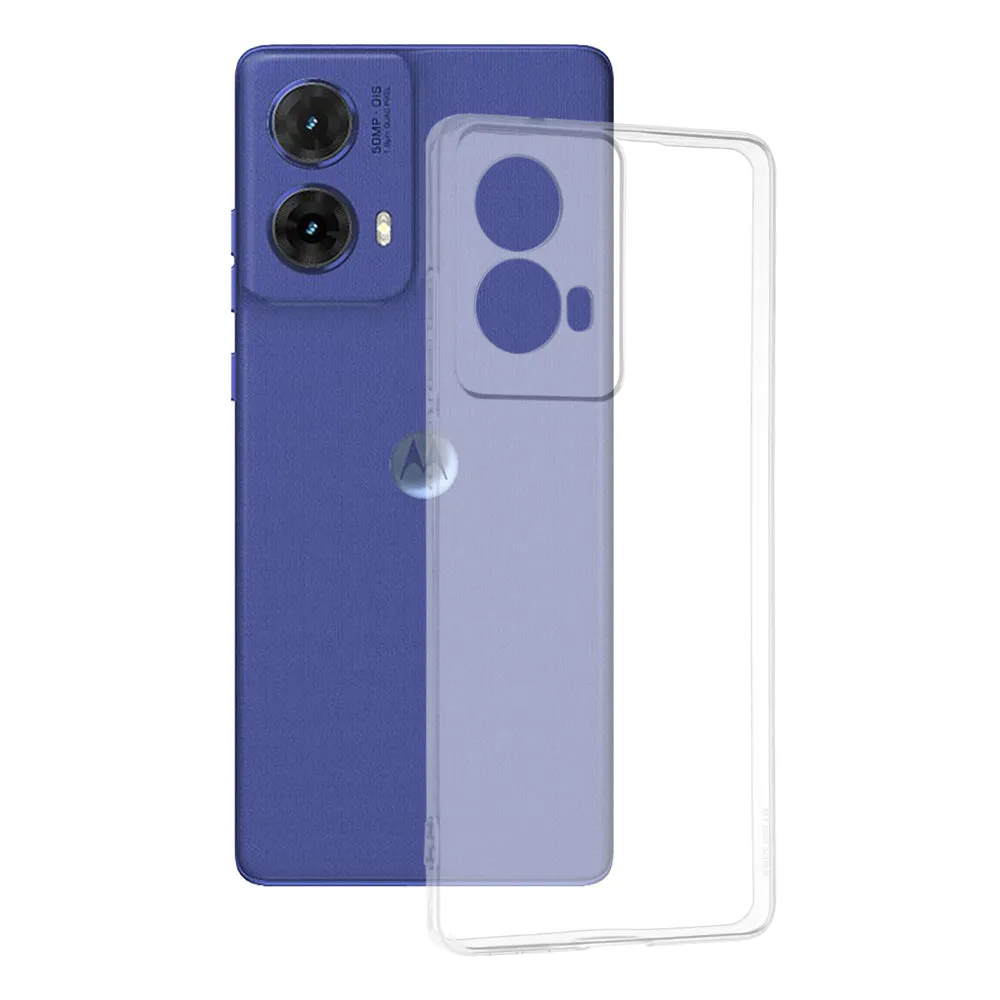 Custodia per Motorola Moto G85, Techsuit, Clear, Trasparente - immagine 1